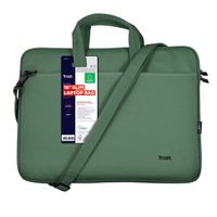 Miniatura 9 de MALETIN TRUST BOLOGNA ECO PARA PORTATILES HASTA 16" - COMPARTIMENTO PRINCIPAL ACOLCHADO - COLOR VERDE 24450