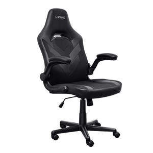 SILLA-GAMER-TRUST-GXT-703-NEGRA-GRIS-25128-ELEVADOR-DE-GAS-CLASE-4-REPOSABRAZOS-ABATIBLES-BLOQUEO-DE