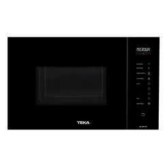 HORNO MICROONDAS INTEGRABLE TEKA ML 825 CRISTAL NEGRO 25 LITROS CON GRILL NEGRO
