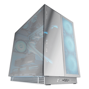 CAJA E-ATX TORRE GAMING MARS GAMING MCNOVA3 CRISTAL CROMADO 2x3.5 3x2.5??? 1xUSB-C GPU MAX 425mm