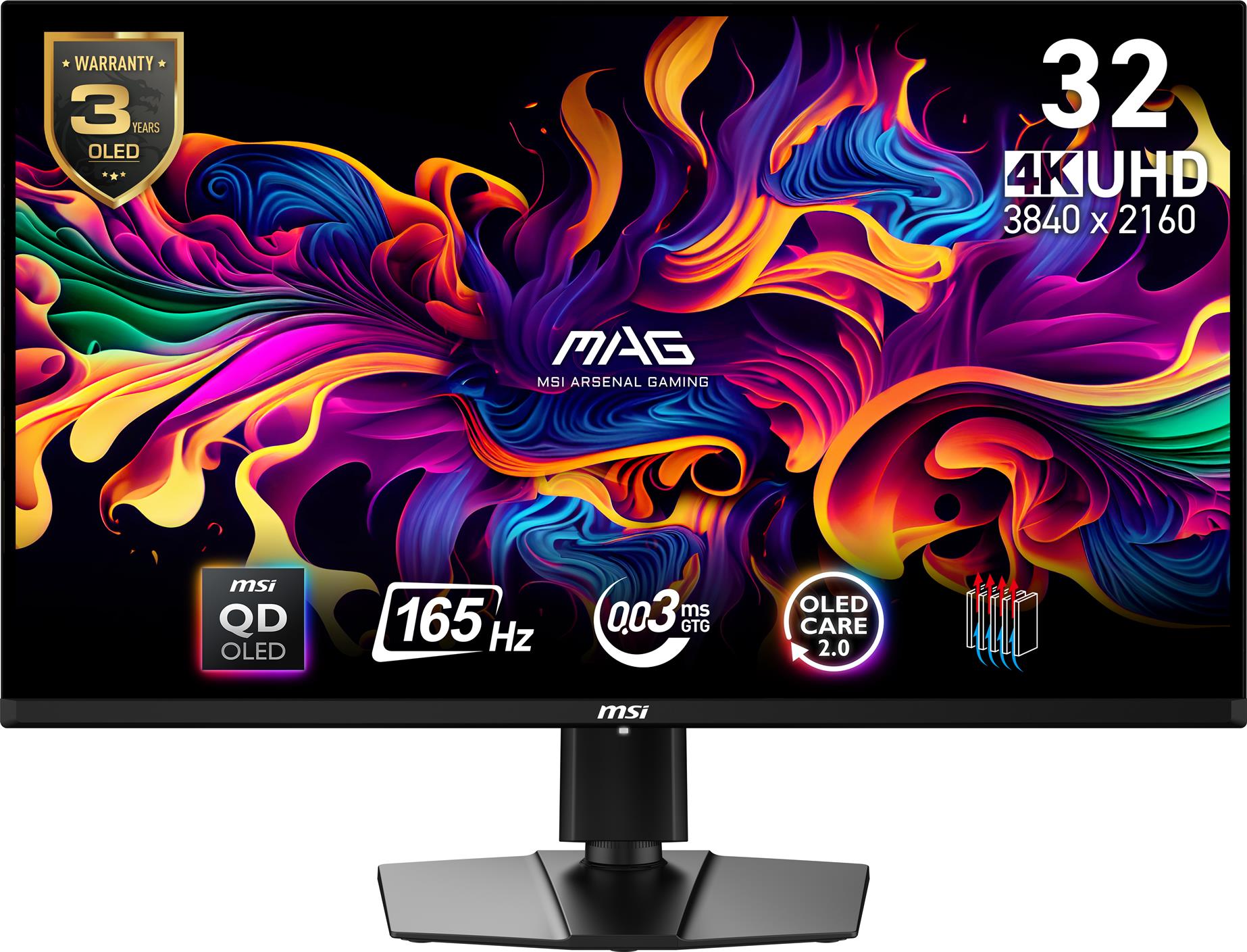MONITOR MSI MAG 321UP QD-OLED 31.5" 3840 x 2160 HDMI