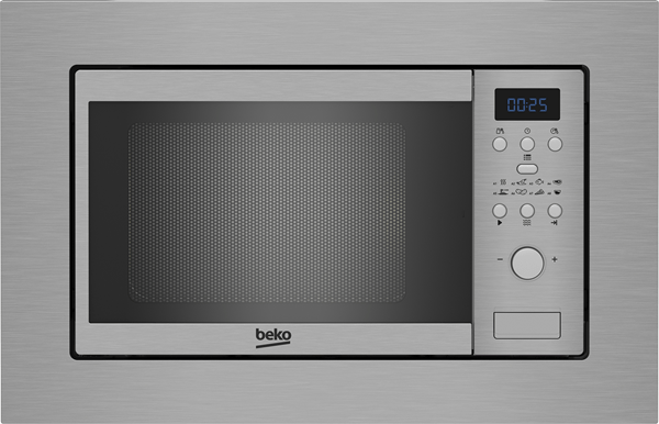 horno microondas integrable beko bmob 17131 x 17 litros sin grill inox