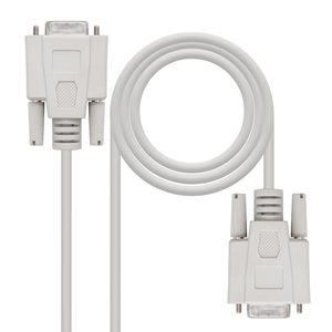 Nanocable-Cable-Serie-Modem-DB9-H-H-Beige-1.8m