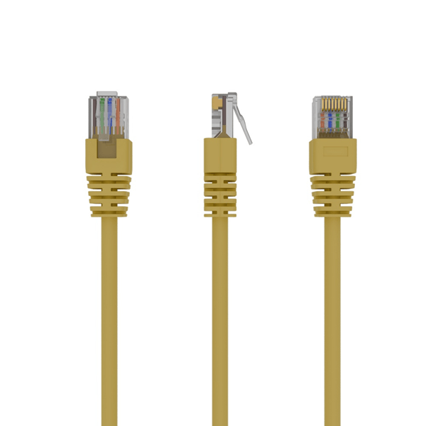 cable red gembird utp cat5e 1m amarillo