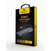 Miniatura 4 de ADAPTADOR MULTIPUERTO GEMBIRD USB TIPO C 2 EN 1 HUB , HDMI