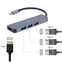 Miniatura 5 de ADAPTADOR MULTIPUERTO GEMBIRD USB TIPO C 2 EN 1 HUB , HDMI