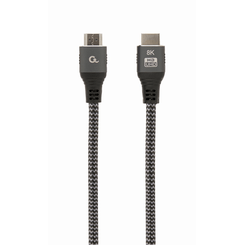 CABLE TRENZADO HDMI 2.1 8K 60HZ GEMBIRD SELECT PLUS SERIES CON ETHERNET 2M NEGRO