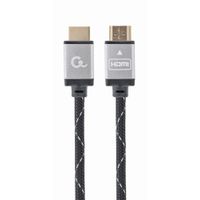 Miniatura 1 de CABLE TRENZADO HDMI 2.0 4K 60HZ GEMBIRD SELECT PLUS SERIES CON ETHERNET 2M NEGRO