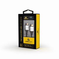 Miniatura 3 de CABLE TRENZADO HDMI 2.0 4K 60HZ GEMBIRD SELECT PLUS SERIES CON ETHERNET 2M NEGRO