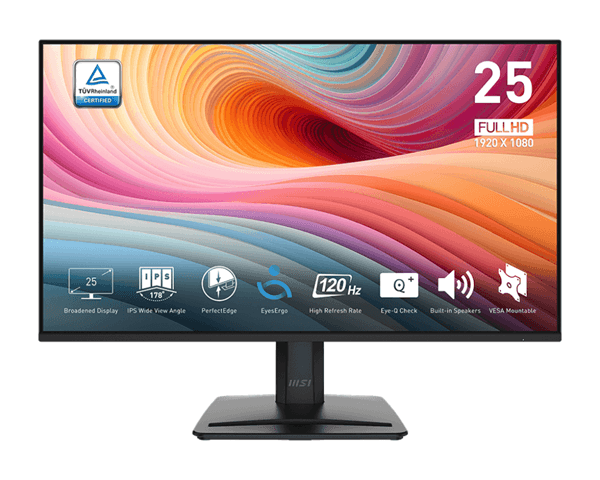 MSI PRO MP251 E2 24.5" LED IPS Full HD HDMI VGA Altavoces