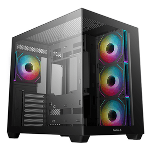 CAJA ATX SEMITORRE DEEPCOOL CG530 CRISTALTEMPLADO RGB NEGRA