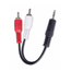 DCU JACK 3,5 M STEREO 2XRCA M 1,5M