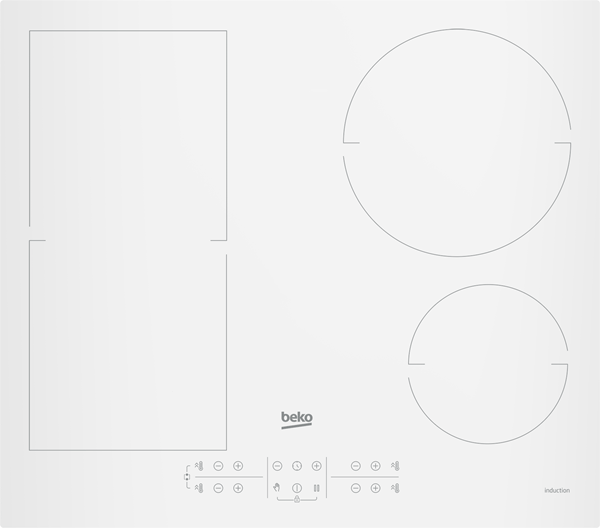 VITROCERAMICA INDUCCION BEKO HII64200FMTW FLEX ANCHO 60 CM