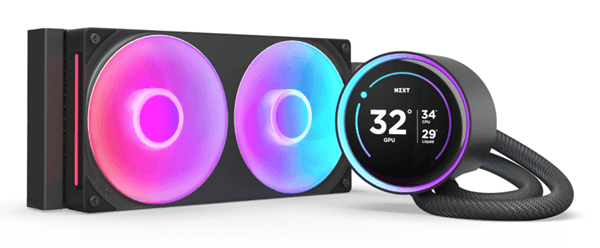 nzxt refrigeracion liquida kraken elite 240 rgb (black) rl-kr24e-b2