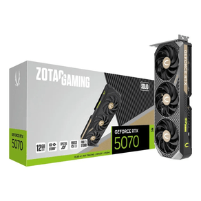 VGA ZOTAC RTX 5070 SOLID,NV,RTX5070,12GB,GDDR7,192BIT,1HDMI+3DP,3 VENTILADORES (ZT-B50700D-10P)