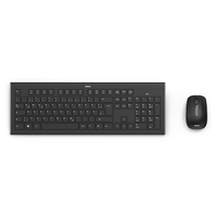 Miniatura 1 de HAMA teclado y rat  n inal  mbrico  alcance del bluetooth de hasta 8 metros   Cortino ESPA     OL  Color negro