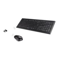 Miniatura 8 de HAMA teclado y rat  n inal  mbrico  alcance del bluetooth de hasta 8 metros   Cortino ESPA     OL  Color negro