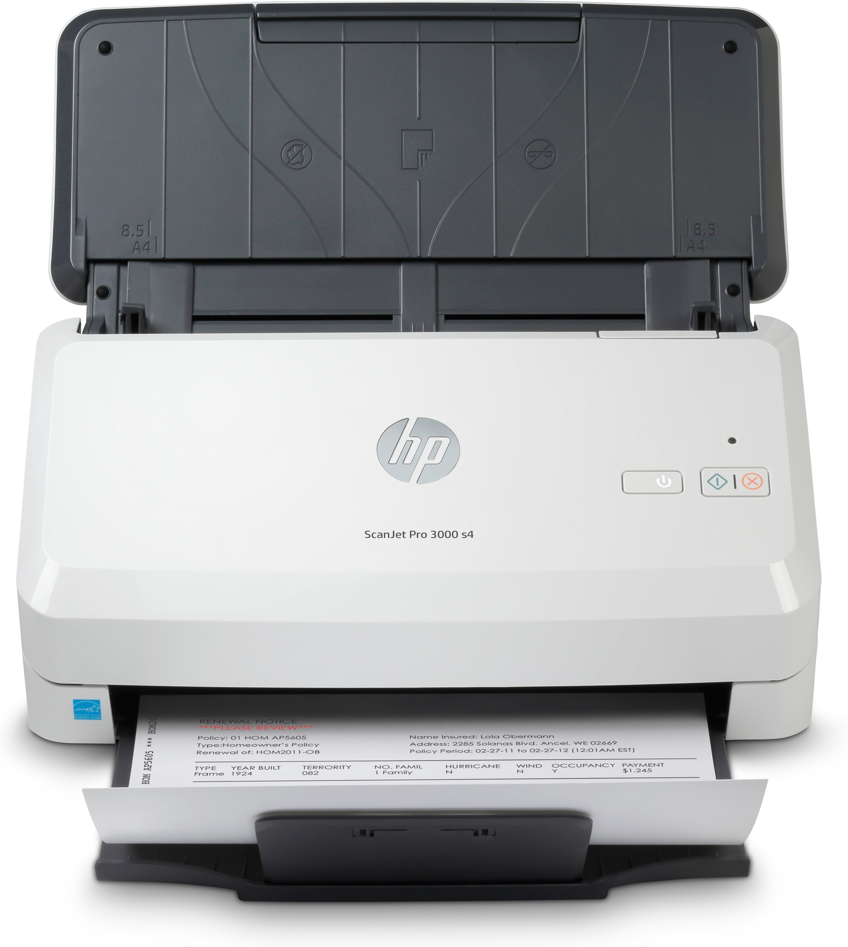 SCANJET PRO 3000 S4 USB 3.0 A4 SHEET-FEED 600DPI 24BIT IN