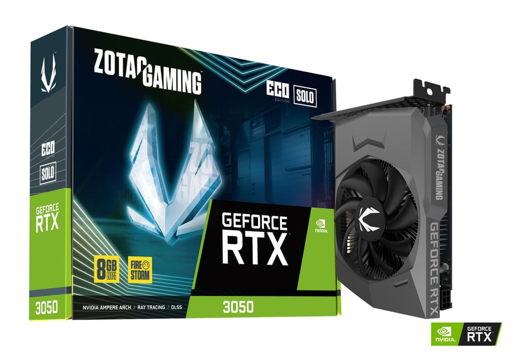 tarjeta grafica zotac nvidia rtx 3050 eco solo | 8gb | gddr6