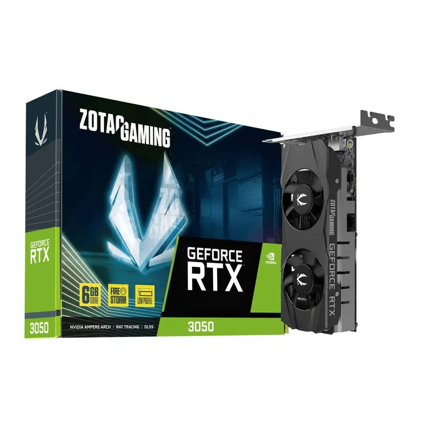 zotac nvidia geforce rtx 3050 6gb gddr6 hdmi dport