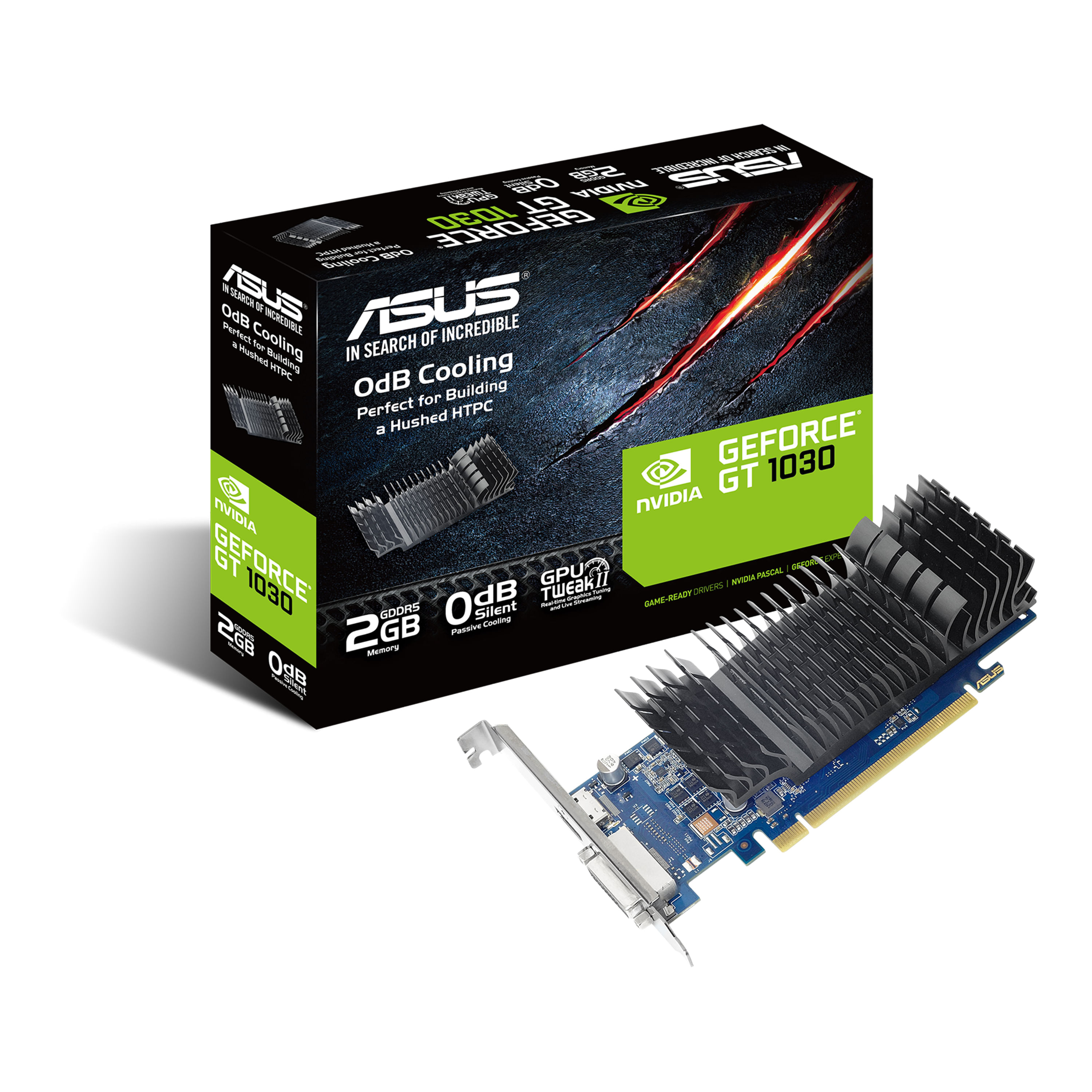 TARJETA GRAFICA ASUS GEFORCE GT 1030 LP | 2GB | GDDR5