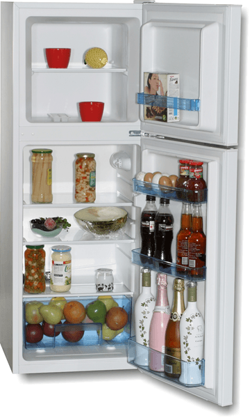 FRIGORIFICO DOS PUERTAS ROMMER FE232 E ALTO 129 CM ANCHO 48 CM BLANCO