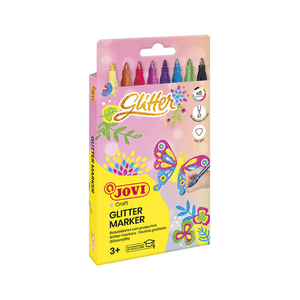 ESTUCHE-8-ROTULADORES-GLITTER-COLORES-SURTIDOS-JOVI-1608G