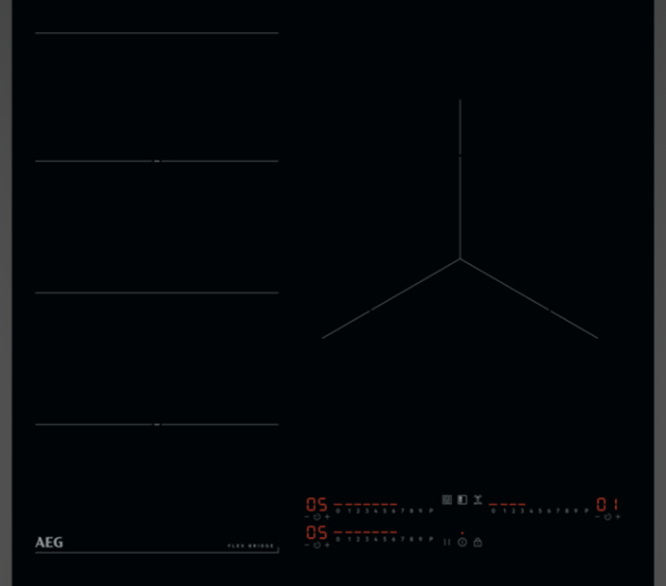VITROCERAMICA INDUCCION AEG TI63IF0BFB 3 ZONAS COCCION ANCHO 60 CM