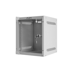 ARMARIO LANBERG MURAL 6U 280X310 RACK 10" FLAT PACK GRIS PUERTA CRISTAL