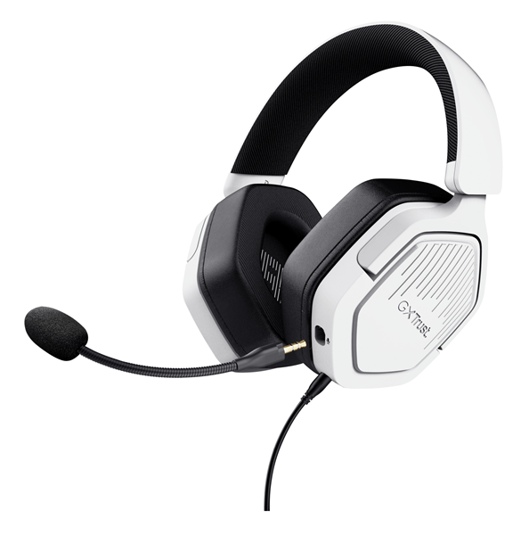 trust gxt492w carus headset white