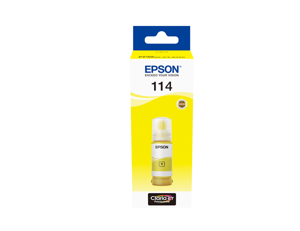 epson botella tinta ecotank 114 amarillo 70ml
