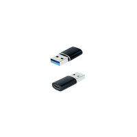 Miniatura 1 de NANOCABLE ADAPTADOR USB-A/M 3.1 A USB-C/H ALUMINIO NEGRO