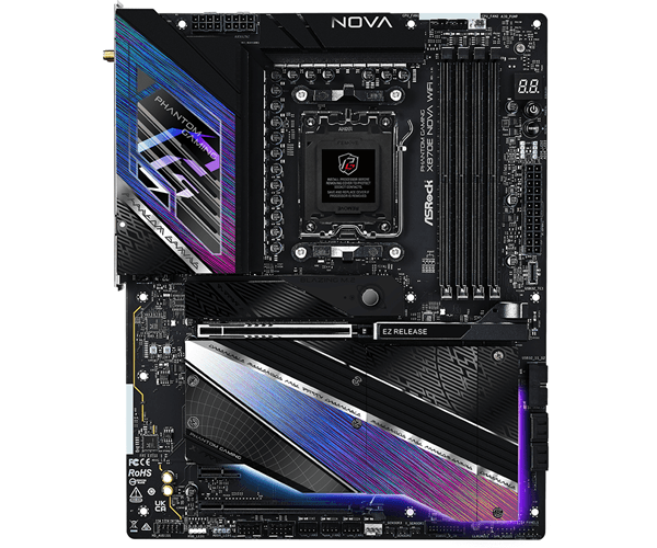 asrock amd  mk  x870e nova wifi socket am5