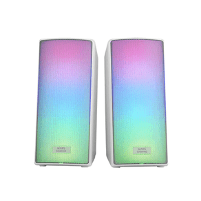 ALTAVOCES 2.0 BLUETOOTH MARS GAMING MSRGB2 15W BT 5.3 JACK 3.5mm RGB CAJA DE CONTROL MicroSD BLANCO