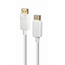 CABLE DISPLAYPORT GEMBIRD 4K DE 1,8 M, BLANCO