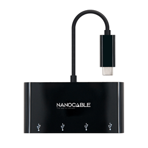 ADAPTADOR-NANO-CABLE-USB-C-A-4XUSB3.0-010M-USB-C-M-USB3.0-H-NEGRO
