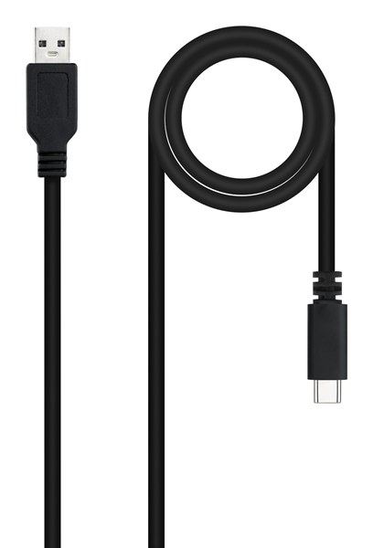 CABLE USB NANO CABLE USB2.0 3A USB-C/M - A/M 3.0M NEGRO