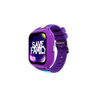 Miniatura 2 de SmartWatch SaveFamily Iconic Plus 2 Correa Silicona Estampada Morado Graffiti 4G
