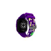 Miniatura 5 de SmartWatch SaveFamily Iconic Plus 2 Correa Silicona Estampada Morado Graffiti 4G