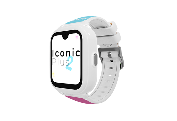 smartwatch savefamily iconic plus 2 correa silicona estampada blanca color pop 4g