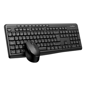 COMBO TECLADO/RATON COOLBOX KTR-03W INALAMBRICO NEGRO