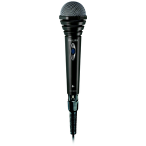 MICROFONO-KARAOKE-PHILIPS-SBCMD110-COLOR-NEGRO-CABLE-1.5m-JACK-3.5---6.3-mm-MONO
