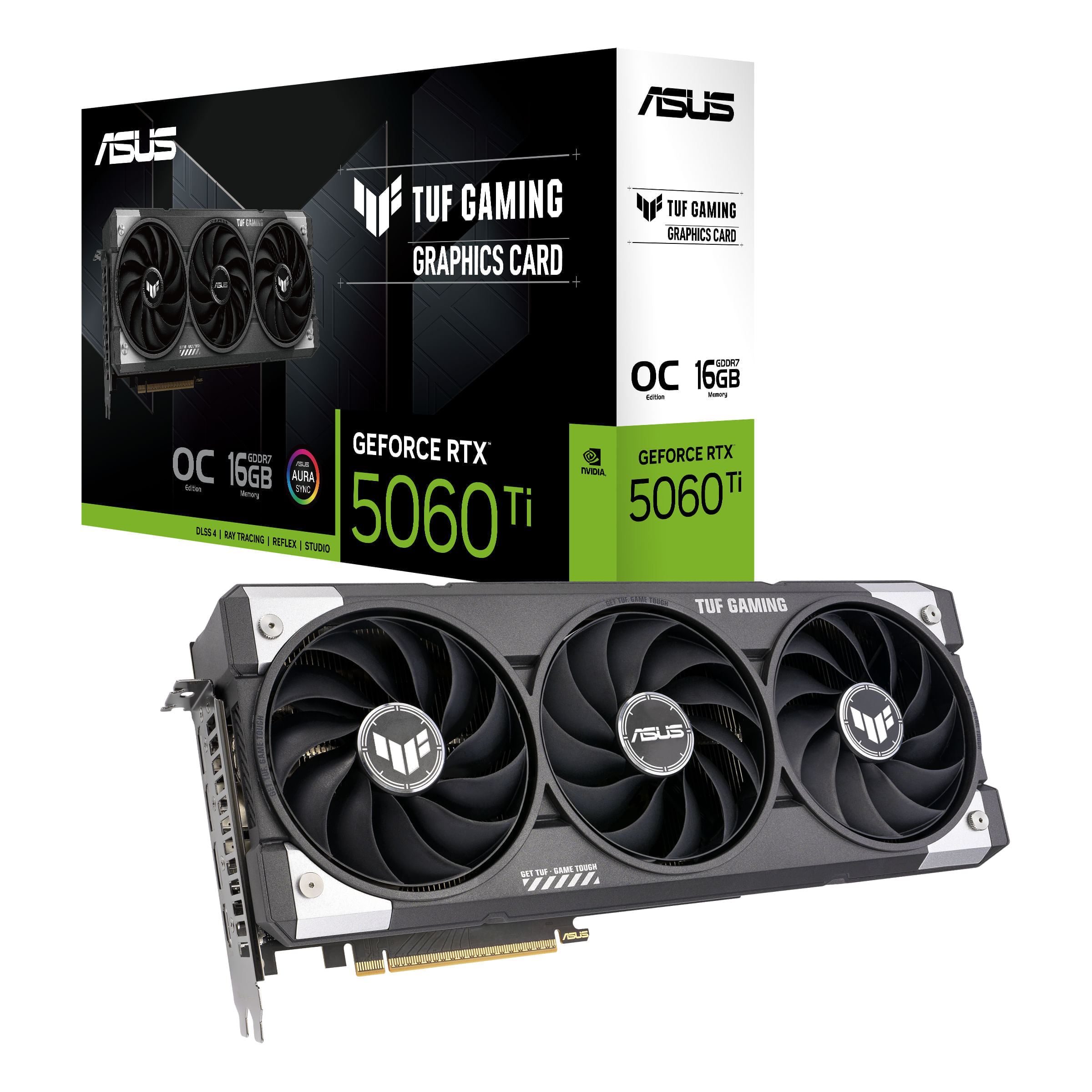 tarjeta grafica asus tuf rtx 5060 ti o16gb gaming