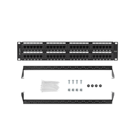 Miniatura 1 de PATCH PANEL LANBERG 48 PUERTOS 2U 19â? CAT.6 NEGRO