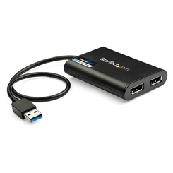 USB TO DUAL DISPLAYPORT ADAPTER - 4K 60HZ - USB 3.0 (5GBP S)