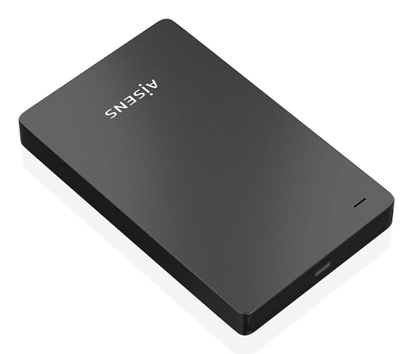 CAJA EXTERNA AISENS 2.5 9.5MM SATA A USB-C USB3.1 GEN1 NEGRA