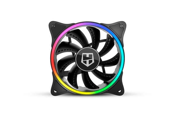 ventilador caja nox hummer x-fan argb halo ring fan