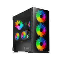 Miniatura 1 de SAVIO  PC Case Prime X1 ARGB Glass Black RGB Negro