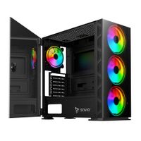Miniatura 3 de SAVIO  PC Case Prime X1 ARGB Glass Black RGB Negro