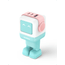 CARGADOR-PARA-MOVIL-VARIOS-ROBOT-USB-A-2C-65W-PINK-BLUE